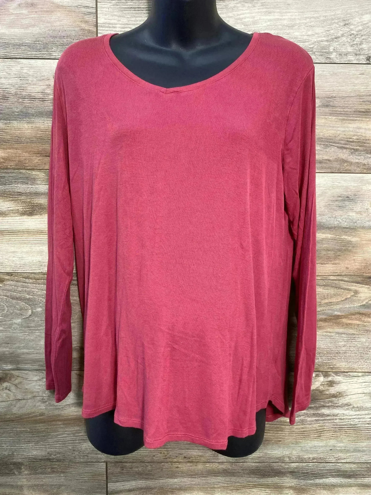 Time and Tru Maternity Long Sleeve Shirt Pink sz XL - Me n Mommy To Be