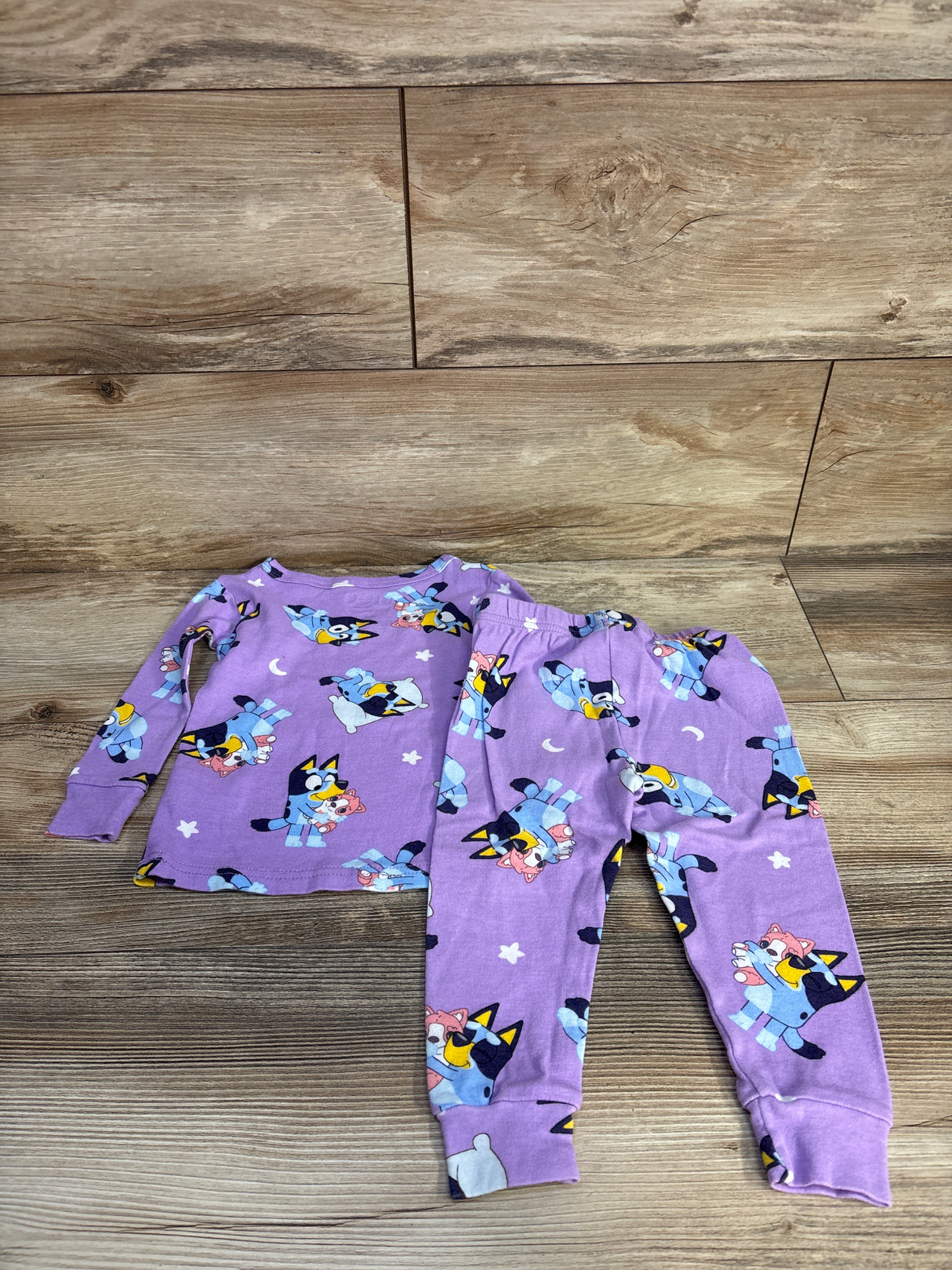 Bluey 2pc Pajama Set Purple sz 2T