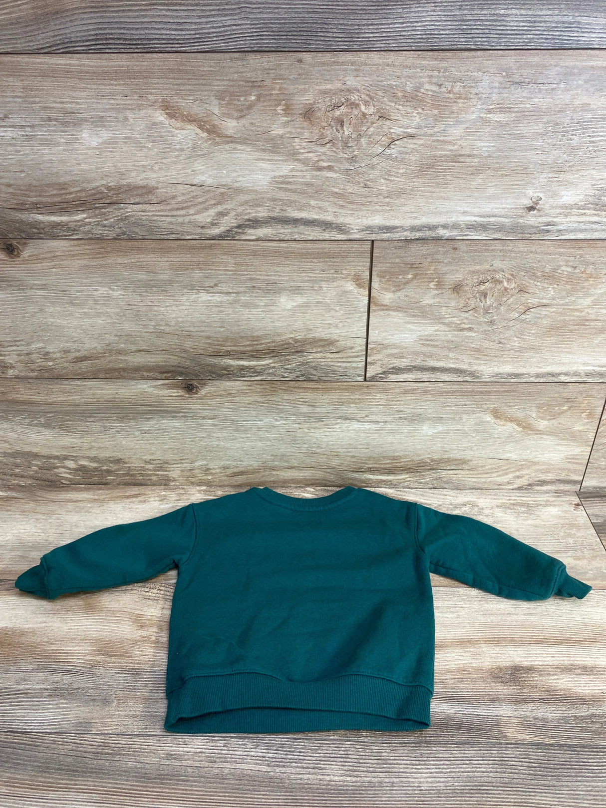 Cat & Jack Pull Over Jolly Sweatshirt Green sz 18m