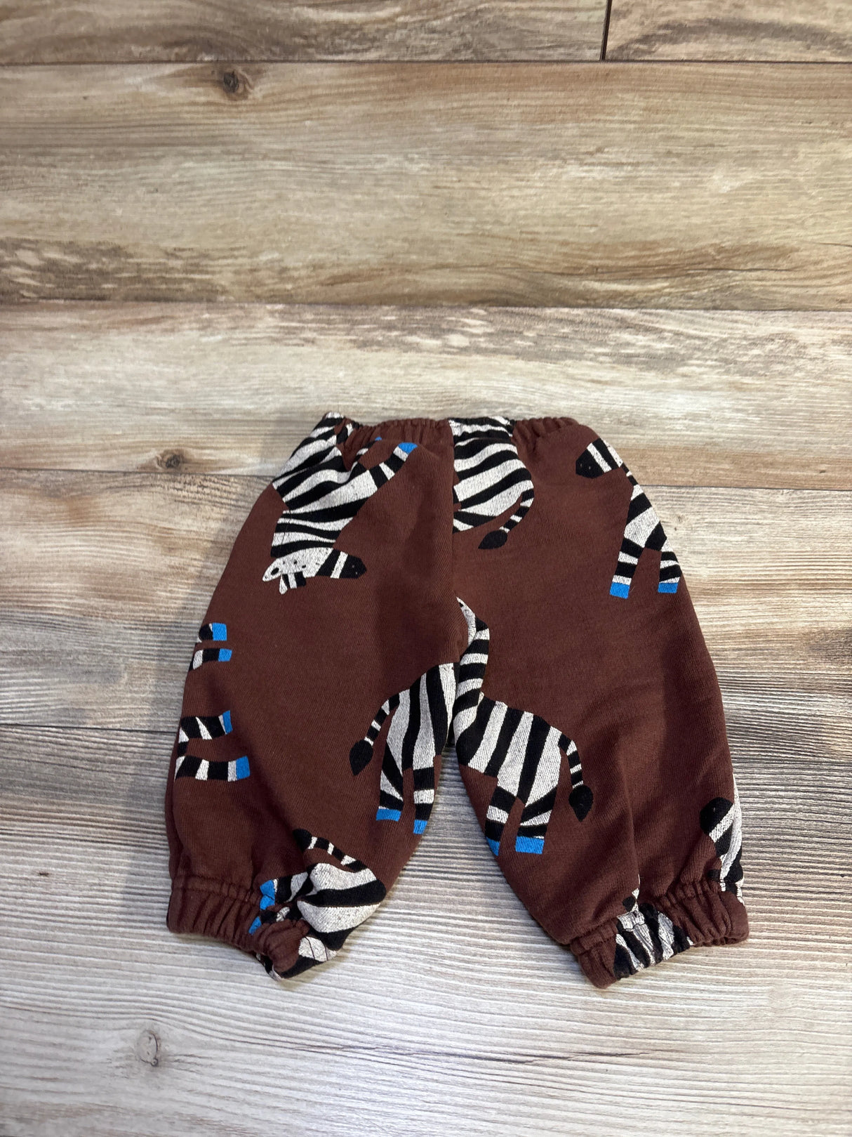 Zara Zebra Pull-On Joggers Brown sz 18m