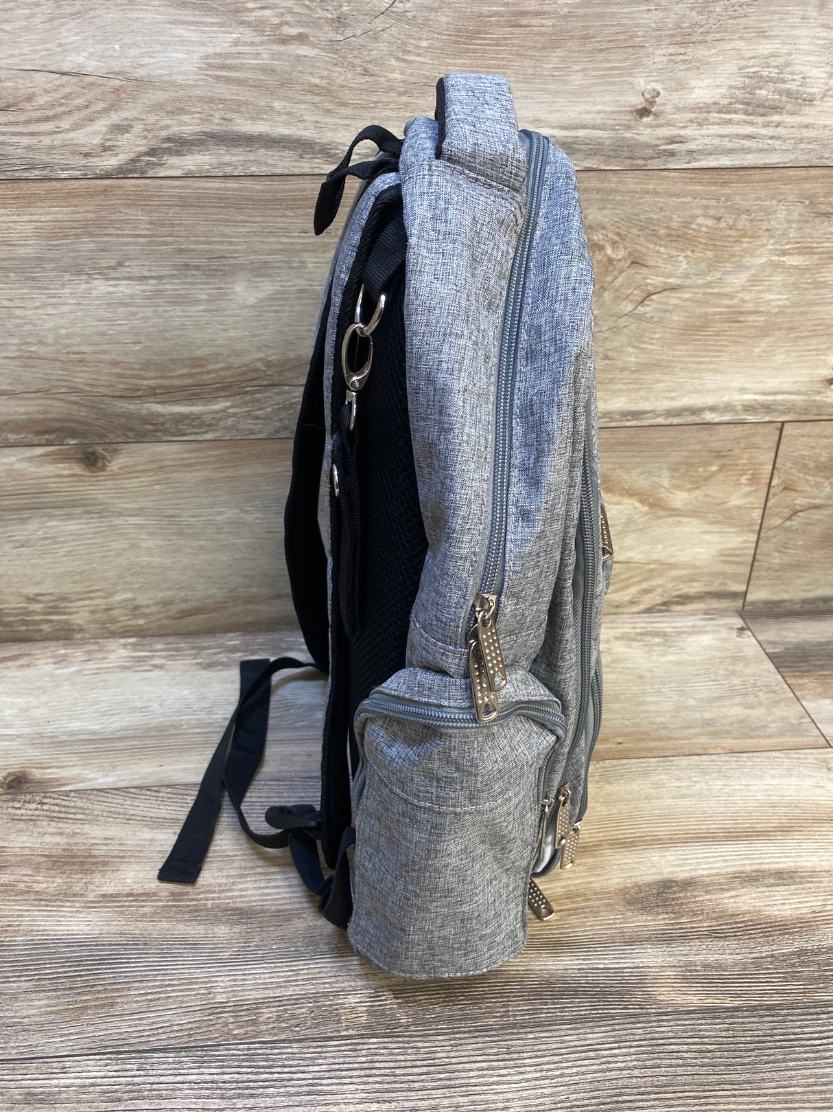 Diaper Bag Backpack Grey