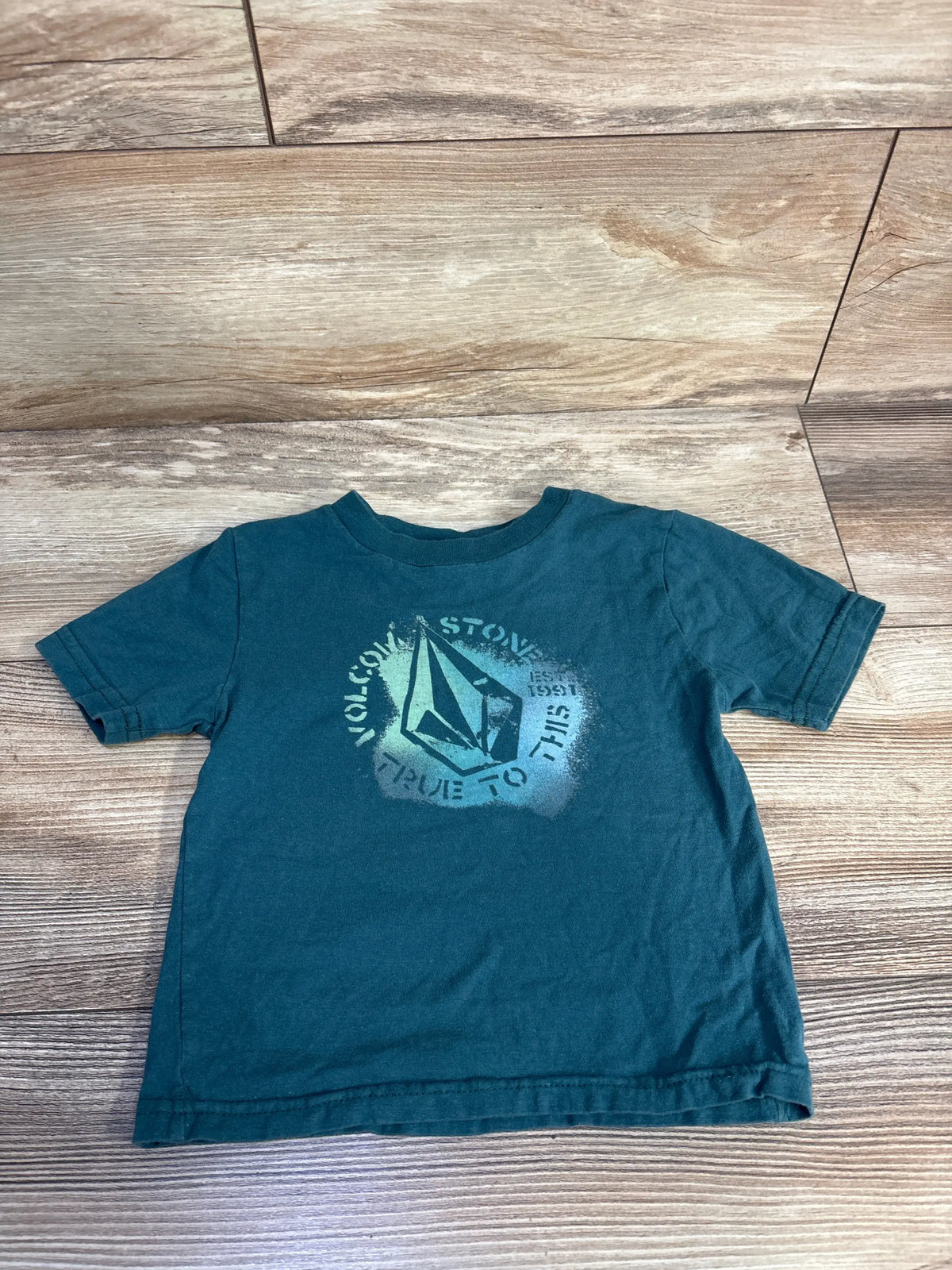 Volcom Short Sleeve Shirt Green sz 2T