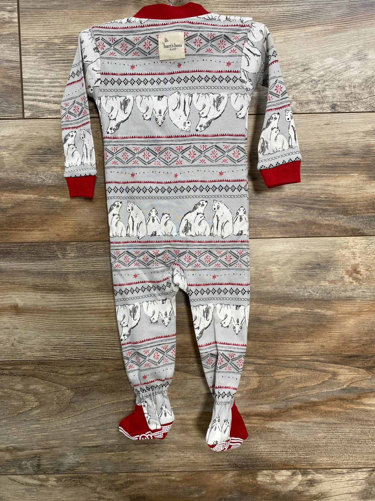 Burt's Bees Baby Sleeper Grey sz 6-9m
