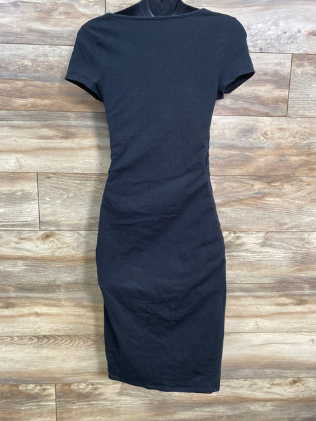 Isabel Maternity Solid Bodycon Dress Black sz Small - Me n Mommy To Be