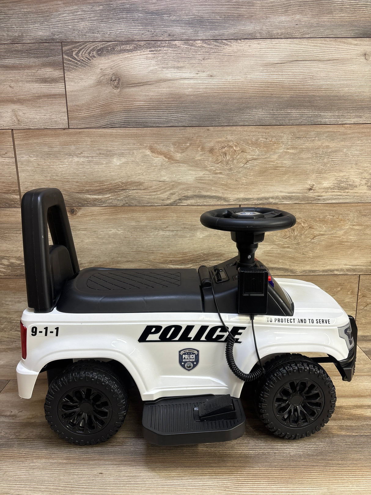 OLAKIDS Ride On Push Police Car