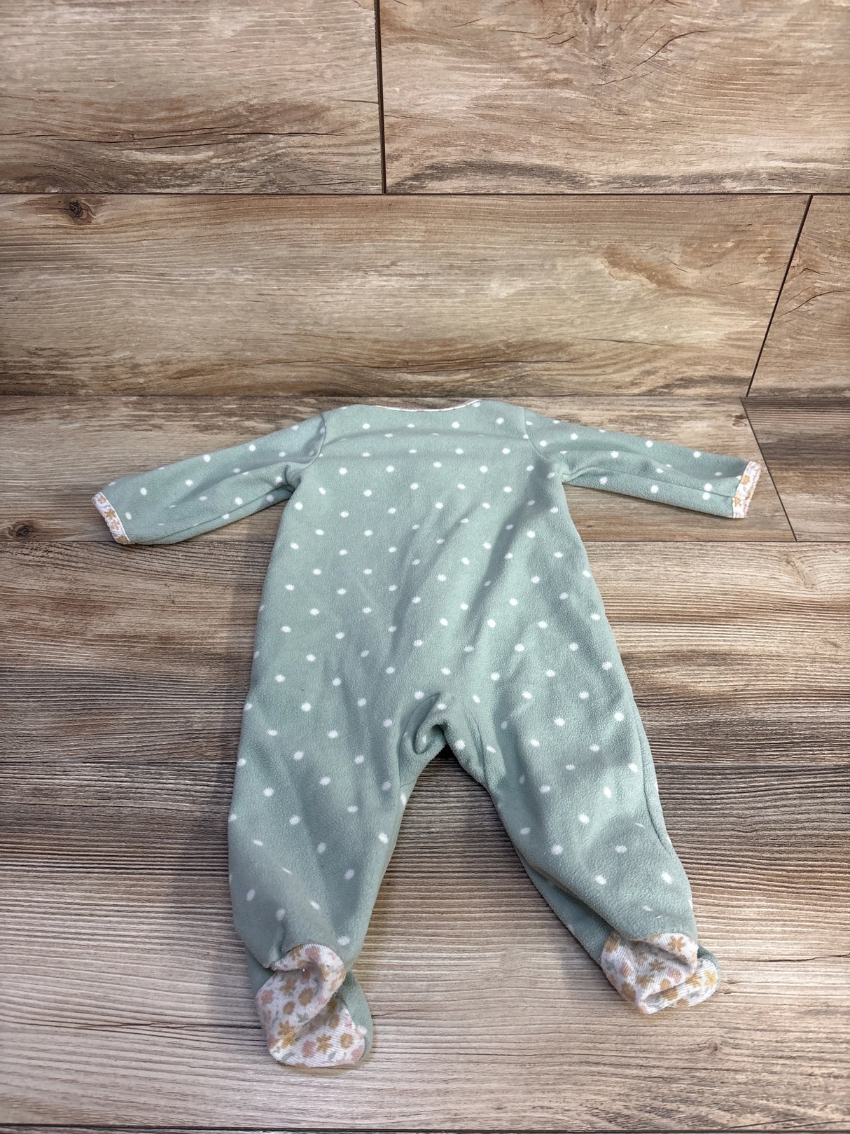 Carter's Butterfly Blanket Sleeper Green sz 3m