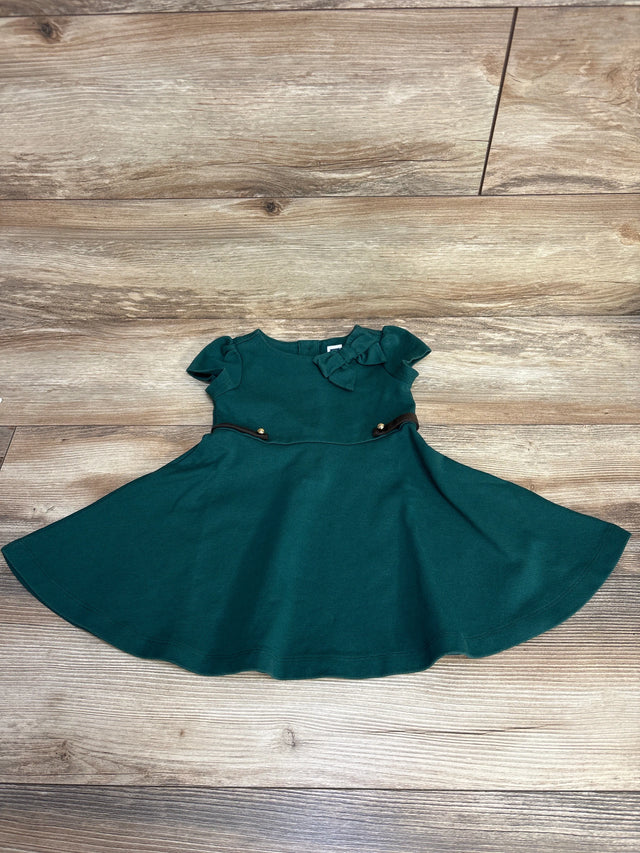 Janie and Jack Ponte Dress Green sz 6-12m - Me n Mommy To Be