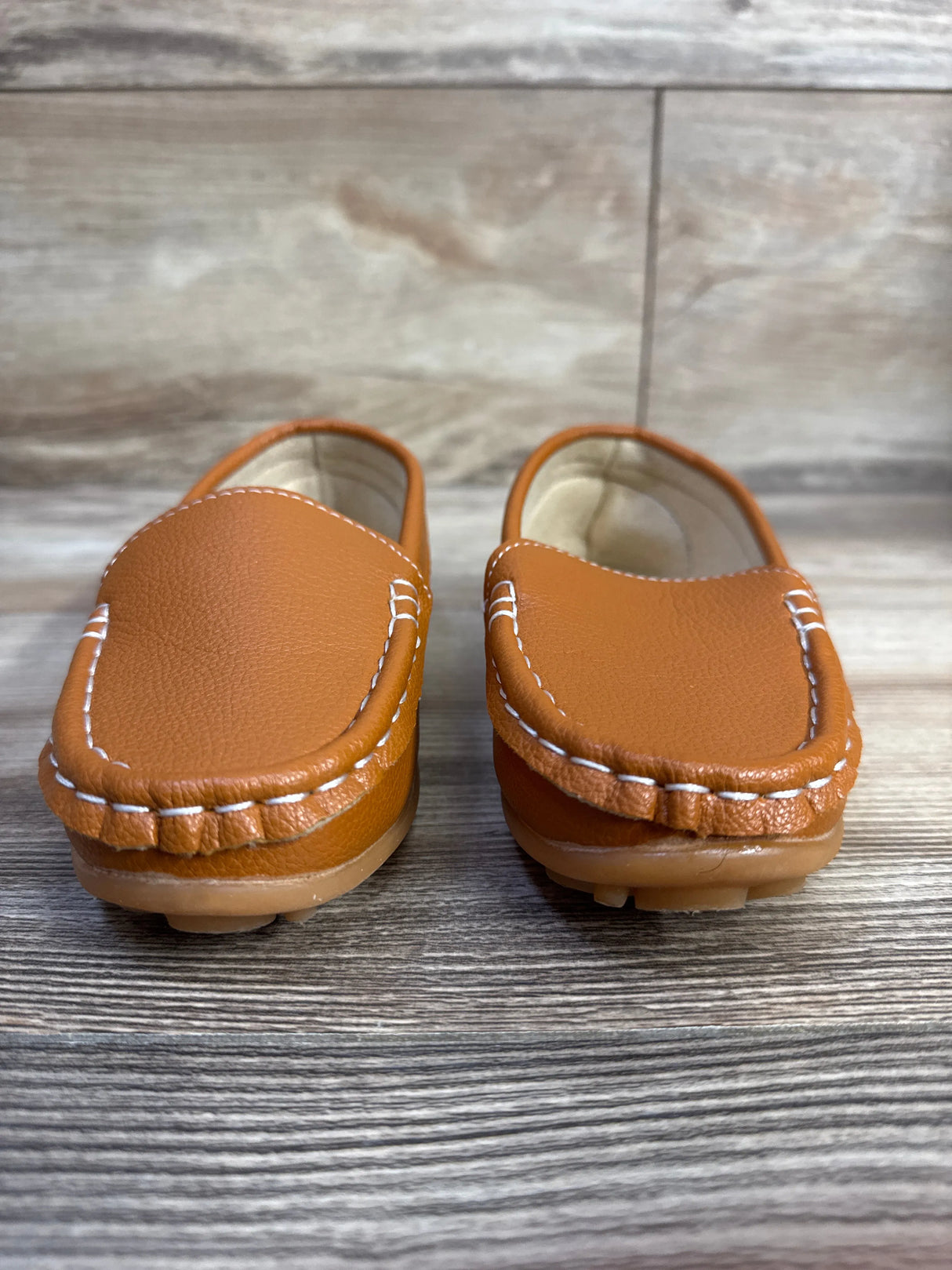 Leather Loafers Slip-On Oxford Flats Brown sz 11c - Me n Mommy To Be