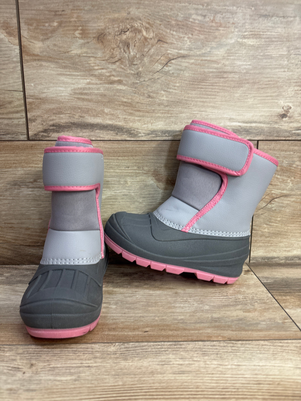 NWOT Cat & Jack Lenny Winter Snow Boots Grey sz 9c