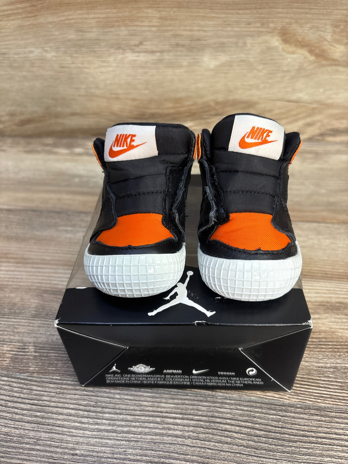 Air Jordan 1 Crib Bootie 'Shattered Backboard' Sneakers sz 3c