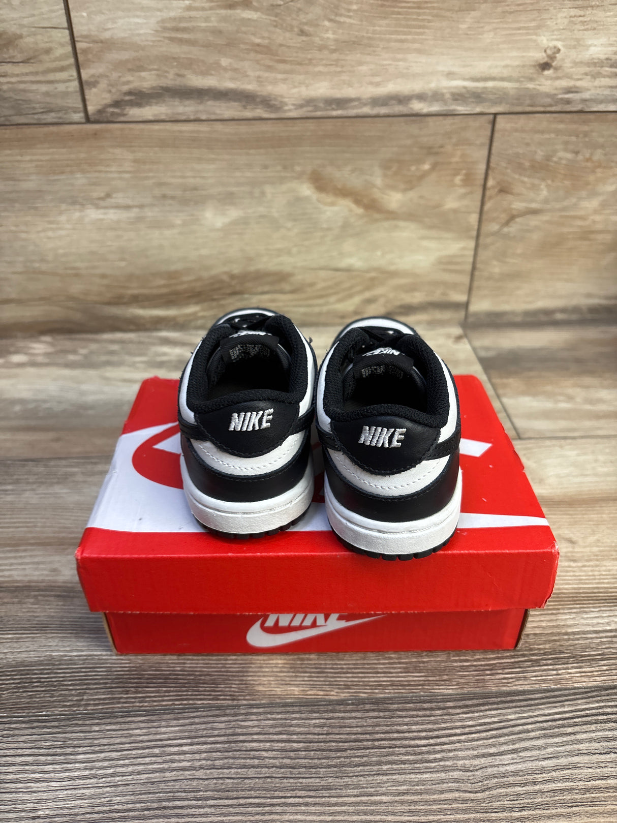 Nike Dunk Low TD 'Black White' Sneakers sz 8c