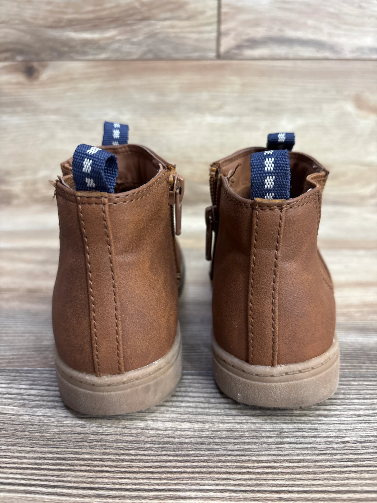 Cat & Jack Lucas Chelsea Boots Chestnut sz 11c