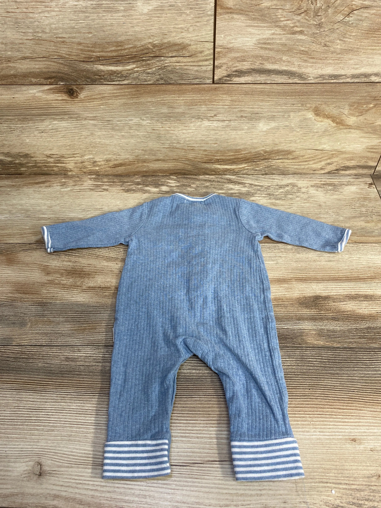 Rabbit Bear Ribbed Coverall Blue sz 3-6m