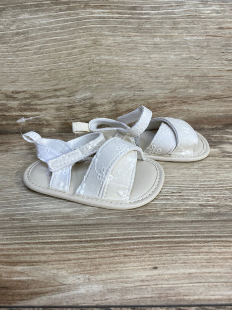 NEW Child of Mine Off White Sandals sz 3-6m - Me n Mommy To Be