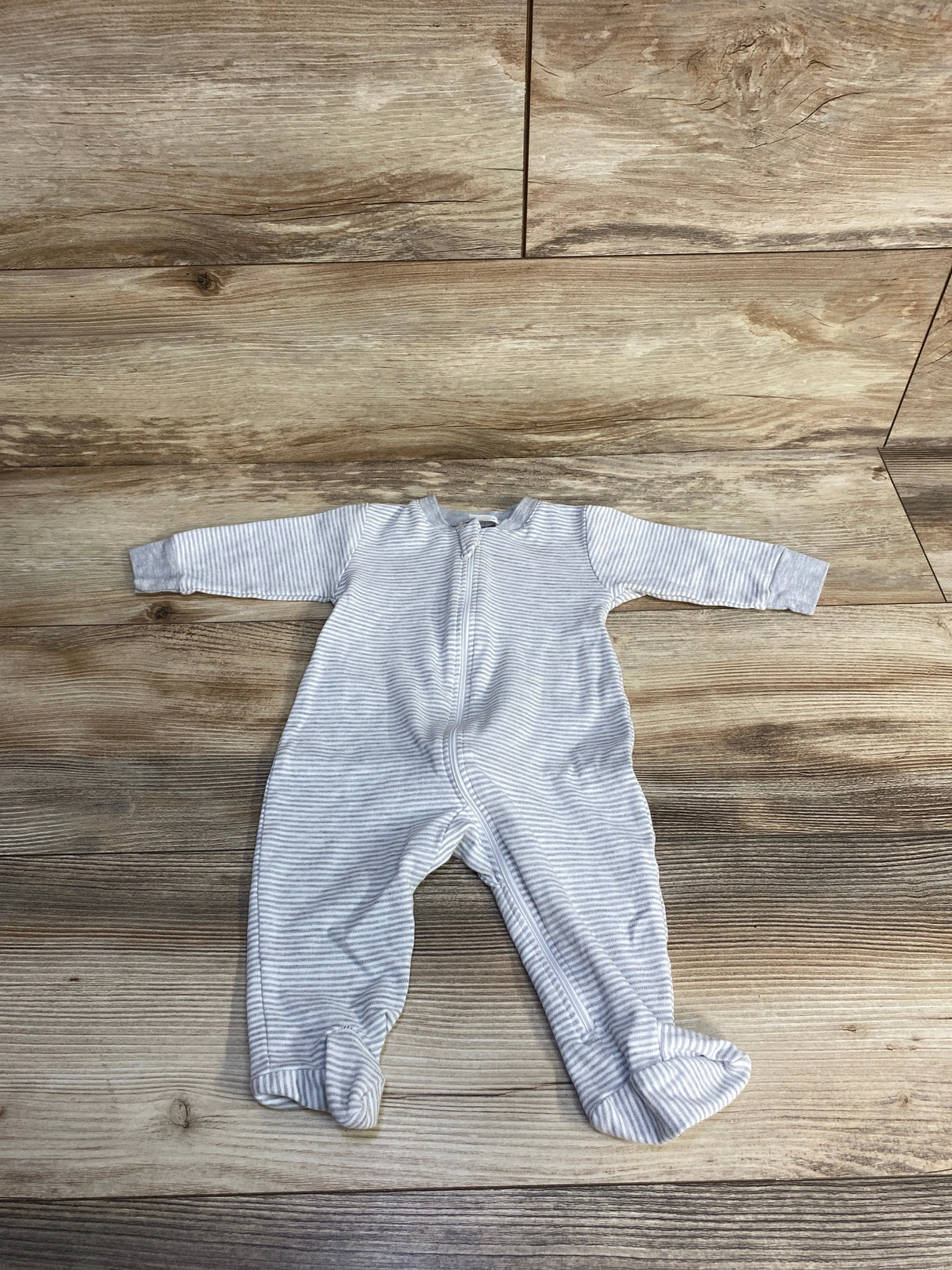 Kissy Kissy Striped Sleeper Grey 3-6m