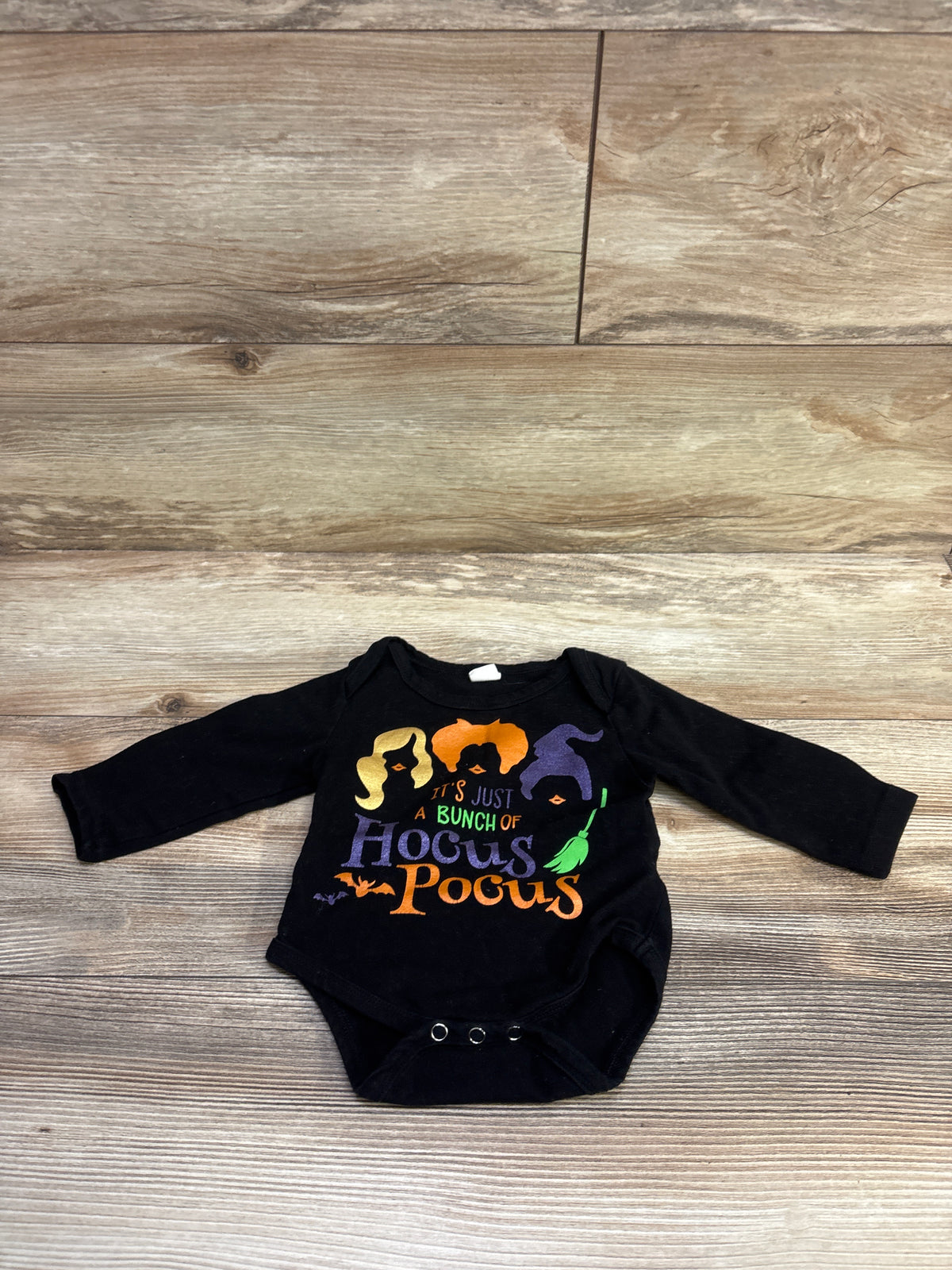 It's Just A Bunch Of Hocus Pocus Bodysuit Black sz 3m