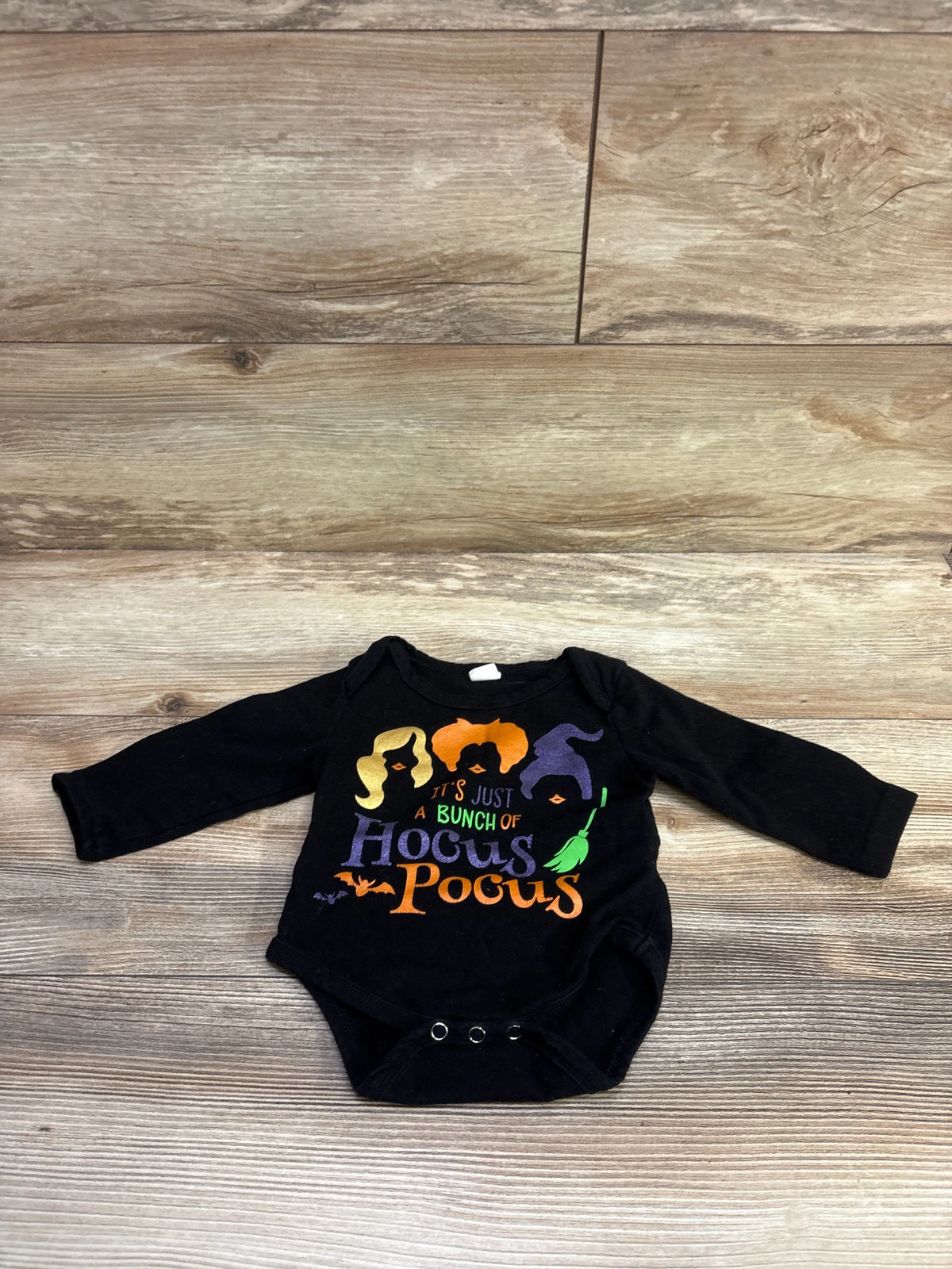 It's Just A Bunch Of Hocus Pocus Bodysuit Black sz 3m