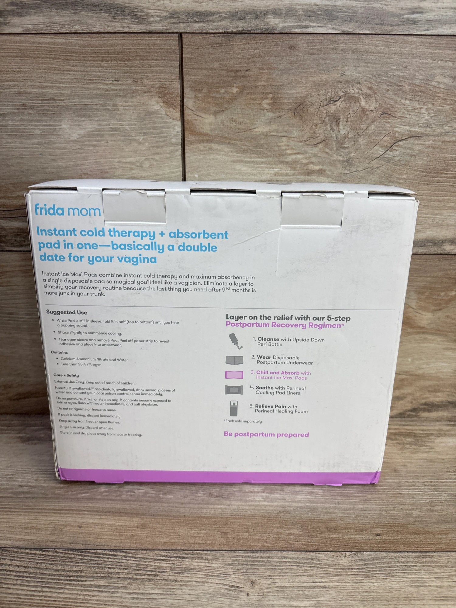 NEW Frida Mom Instant Ice Maxi Pads 8pk