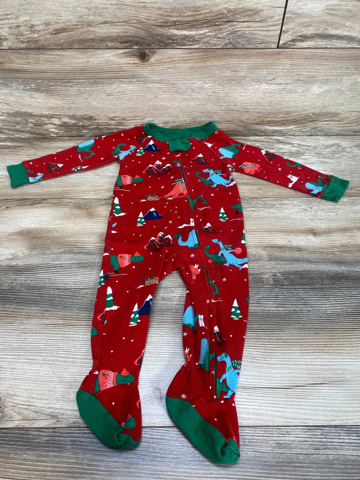 Wondershop Dino Sleeper Red sz 6-9m - Me n Mommy To Be