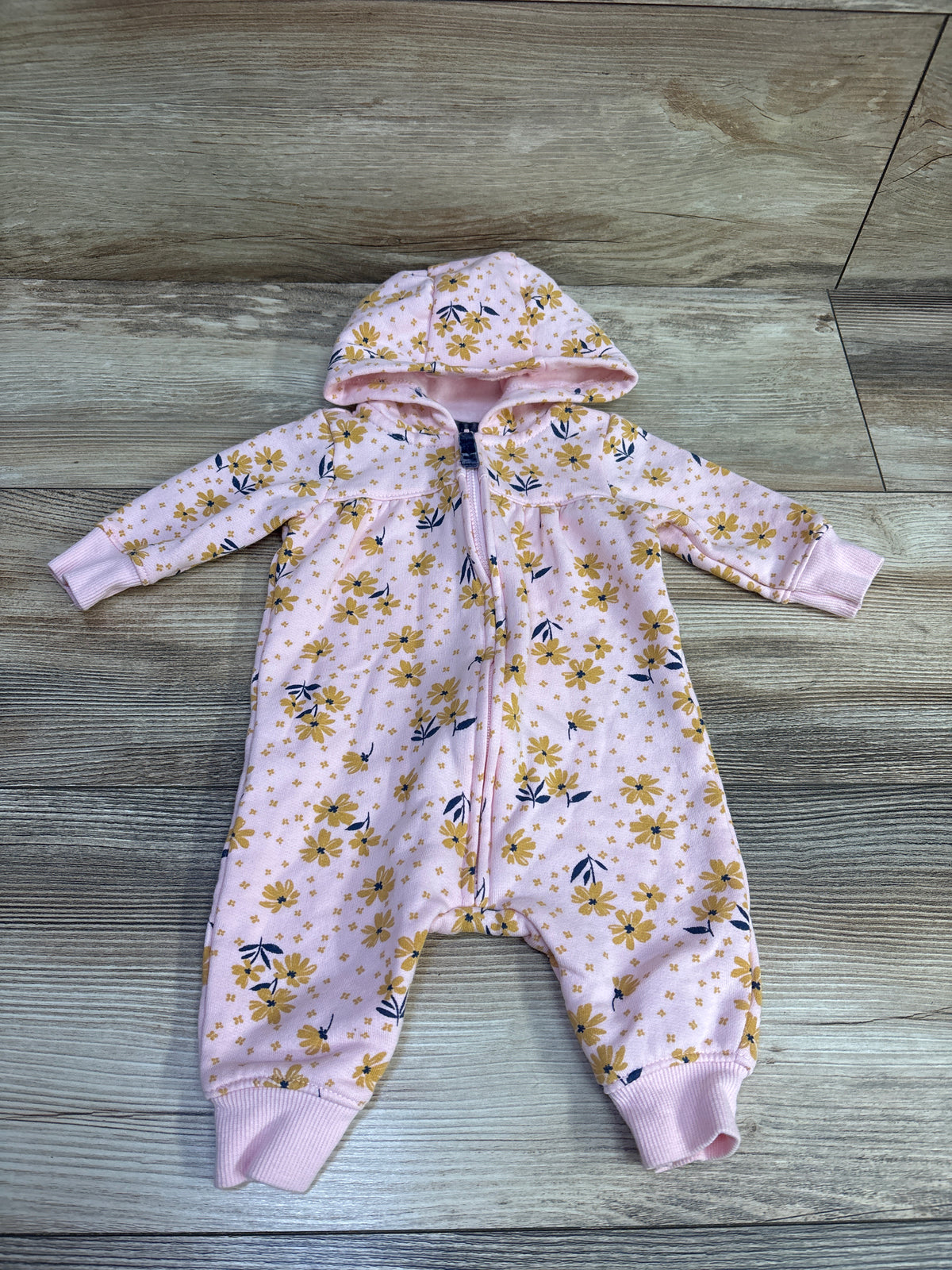 Carter's Hooded Coverall Pink sz 3m