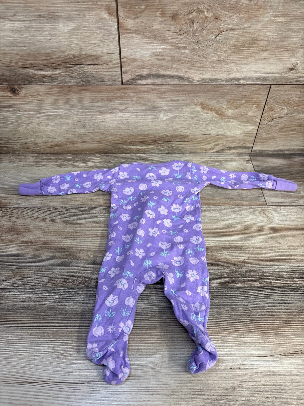 Member's Mark Floral Sleeper Pink sz 3m