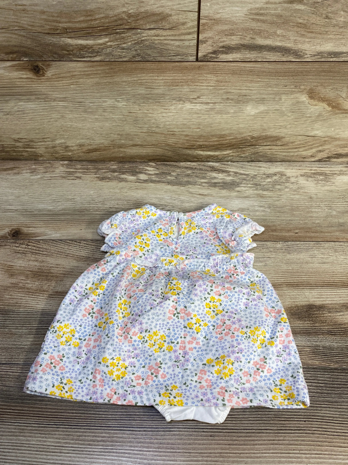 NWOT Just One You 2pc Floral Dress & Bloomers Set White sz 3m