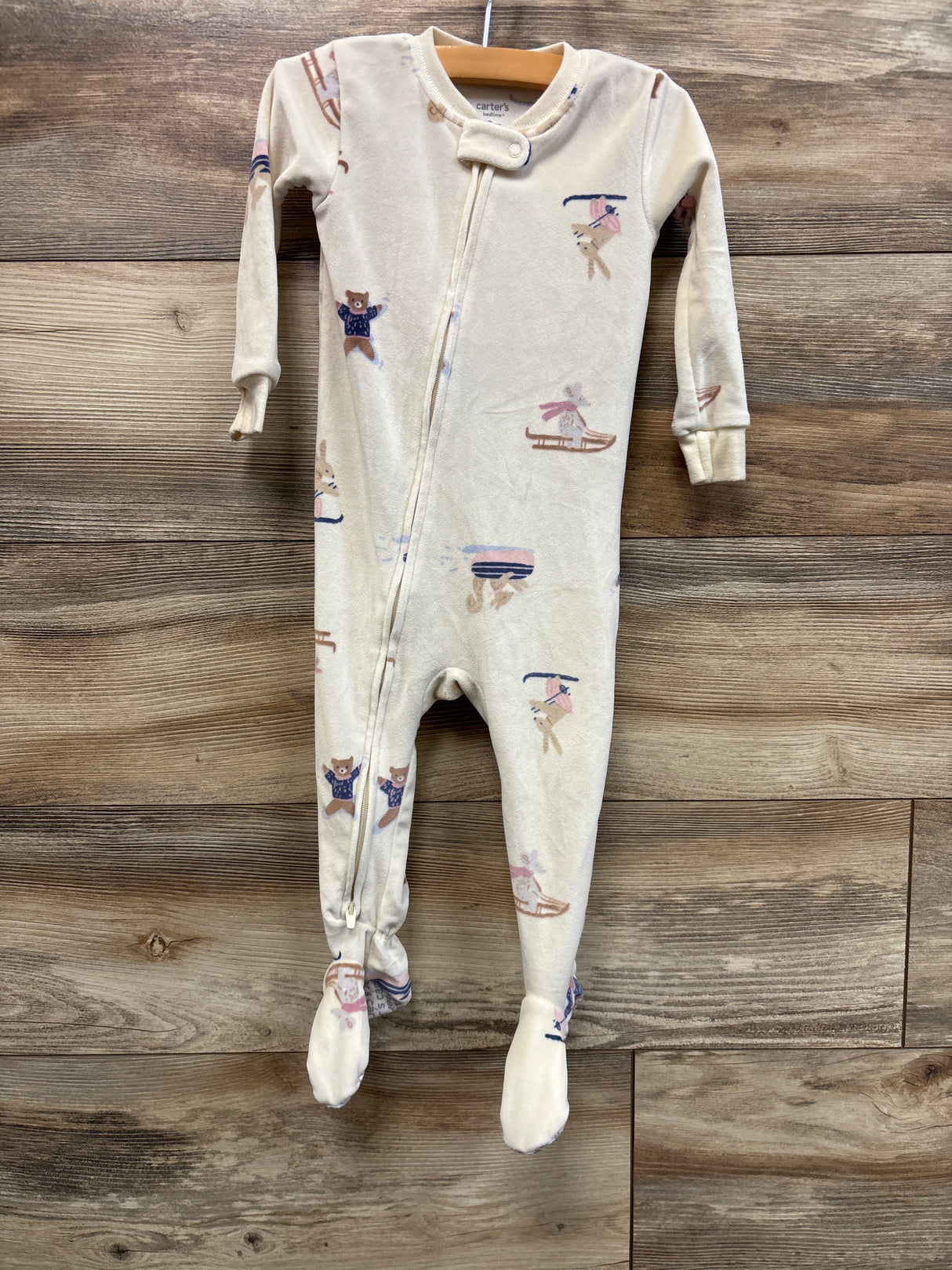 Carter's Blanket Sleeper Ivory sz 12m