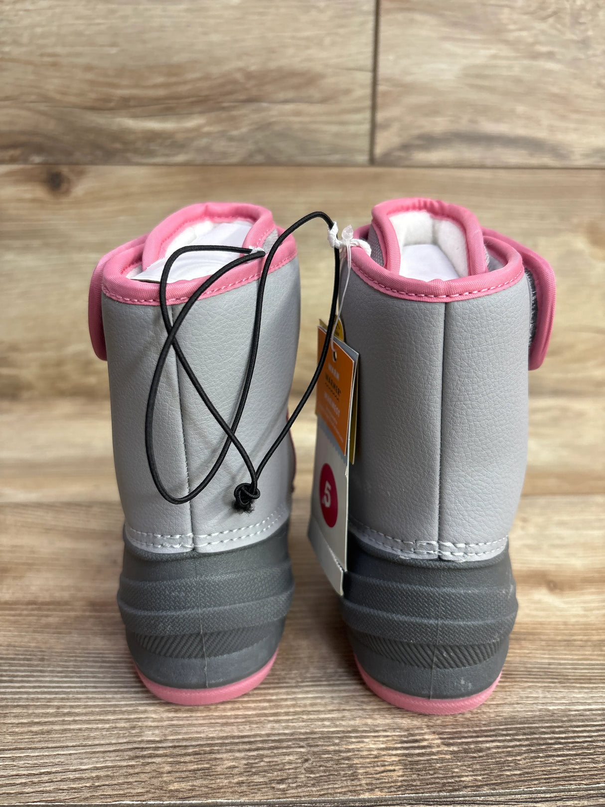 NEW Cat & Jack Lenny Winter Snow Boots Grey sz 5c