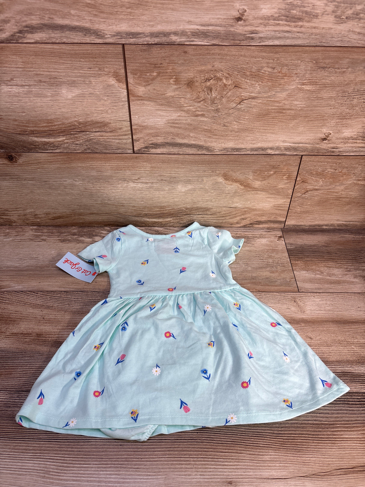 NEW Cat Jack 2pc Floral Dress & Bloomers Mint sz 18m