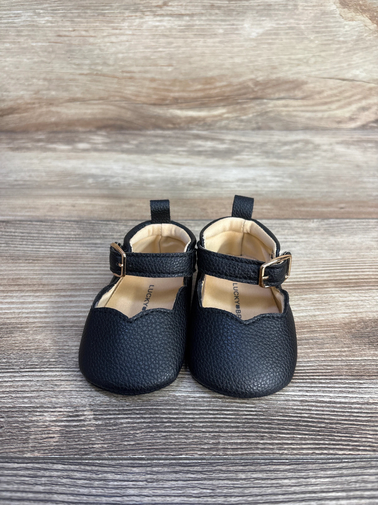 Lucky Brand Mary Jane Crib Shoes Black sz 1c