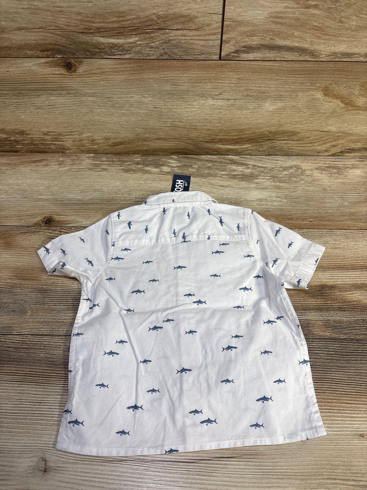 NEW Oshkosh Button-Up Shirt White sz 18m