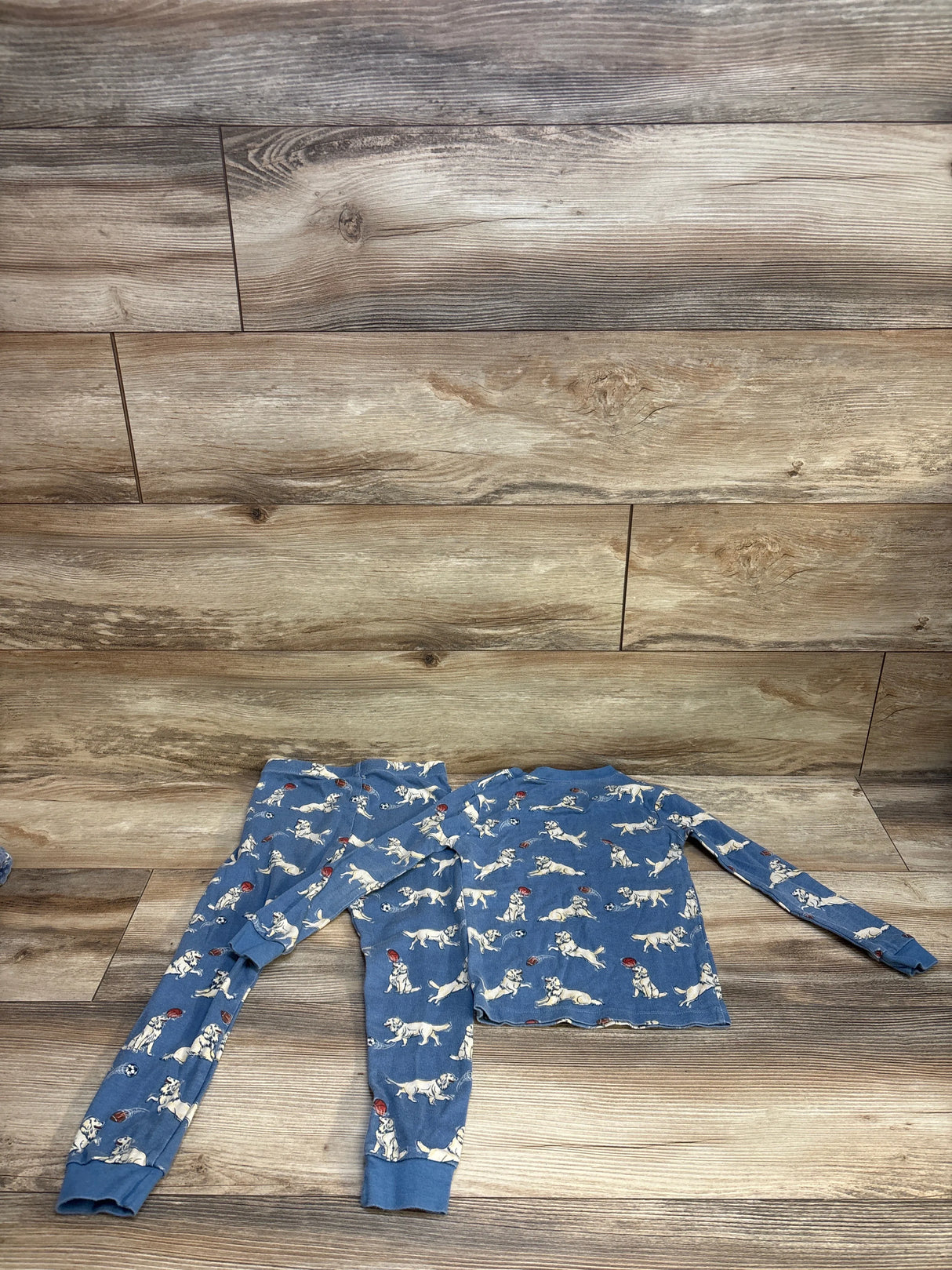 Member's Mark 2pc Dog Print Pajama Set Blue sz 5T