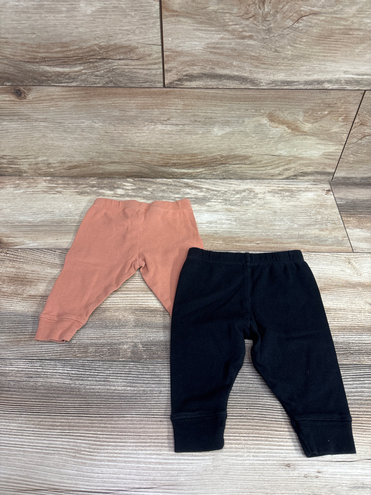 Cloud Island 2pk Pull On Pants Black sz 0-3m