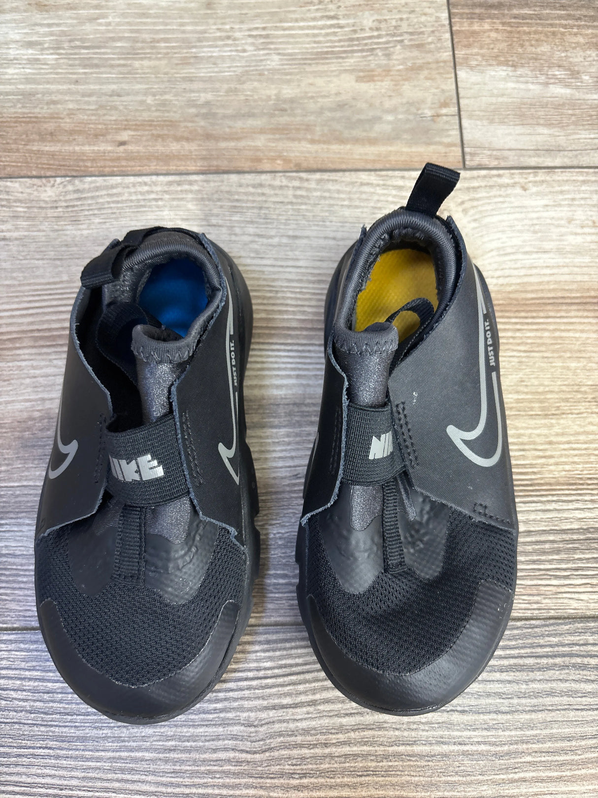 Nike Flex Runner TD 'Black Anthracite' Sneakers, Black sz 9c