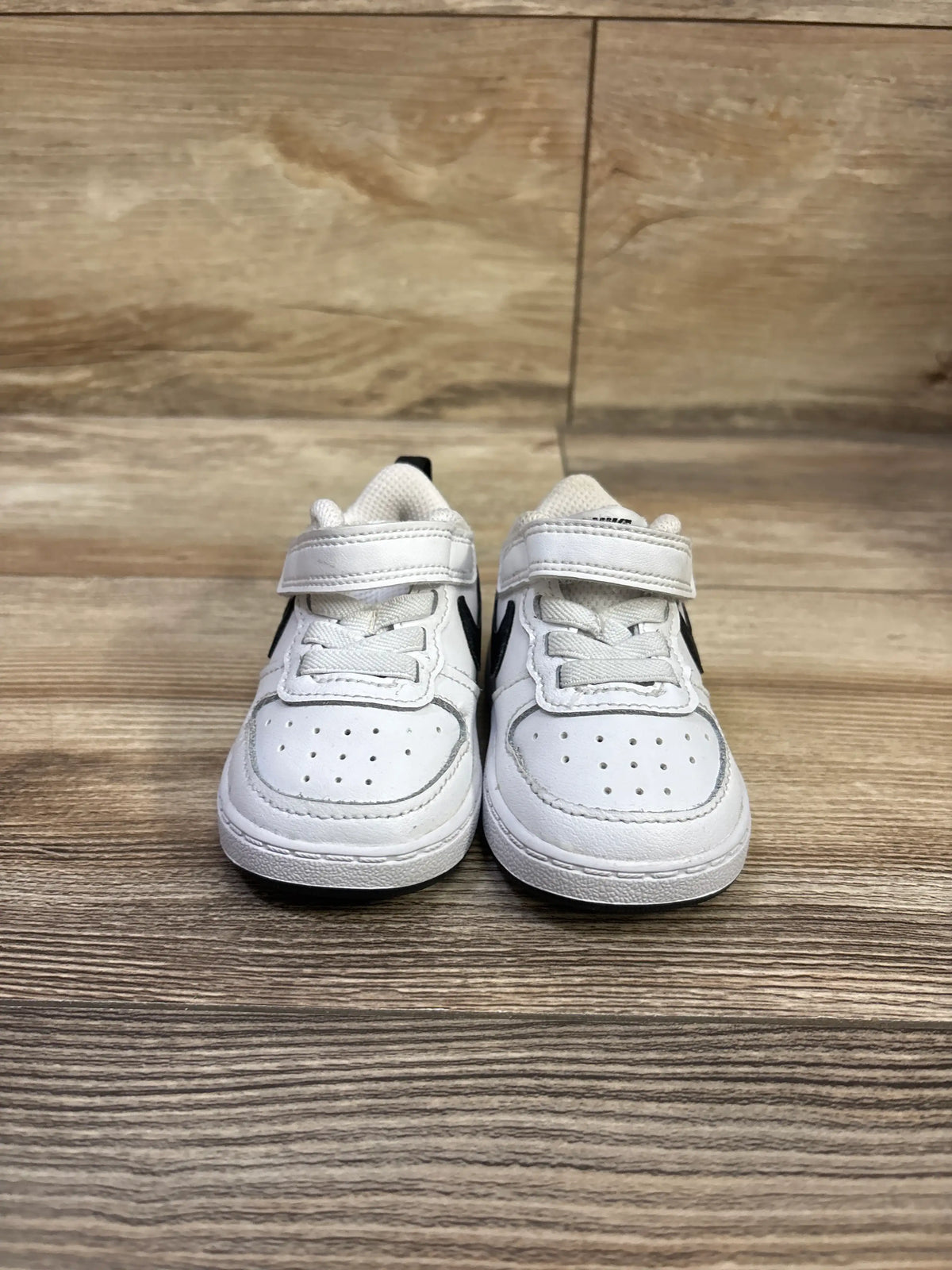 Nike Court Borough Low 2 TD 'White Black' Sneakers sz 3c