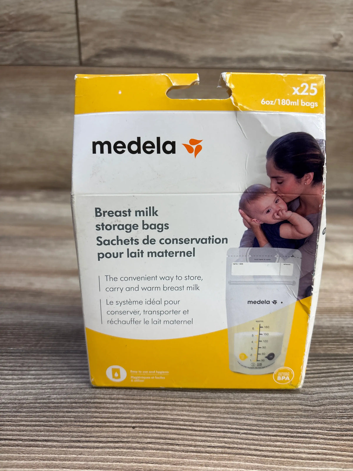 NEW Medela Breast Milk Storage Bags 25Ct. 6oz
