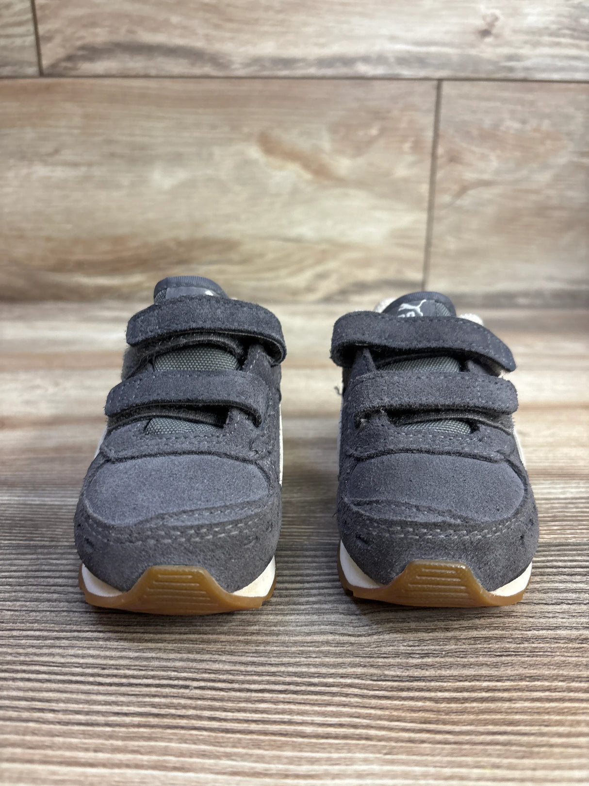 PUMA Vista Hook & Loop Sneakers, Grey sz 5c