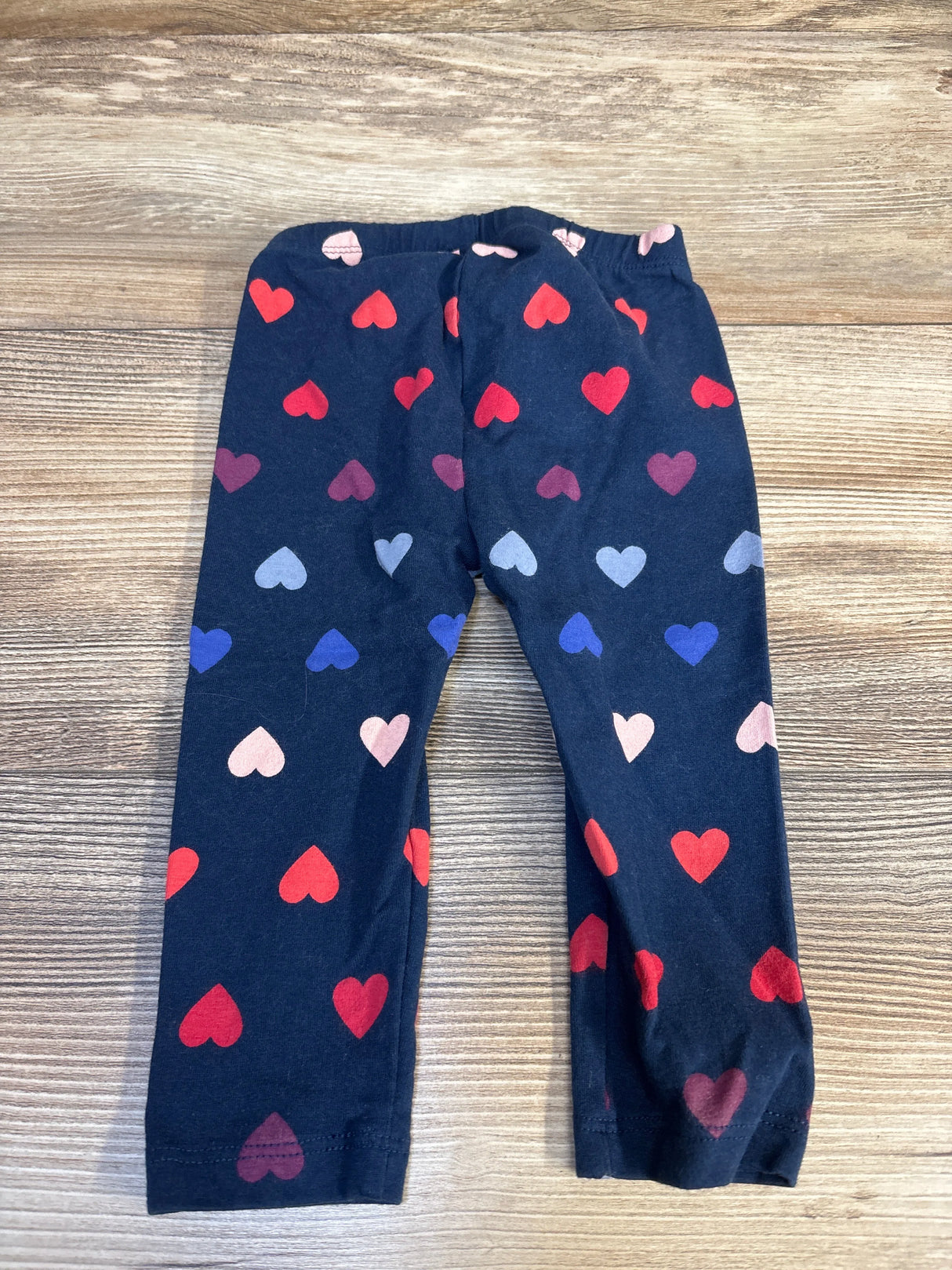 Old Navy Heart Print Leggings Navy sz 12-18m