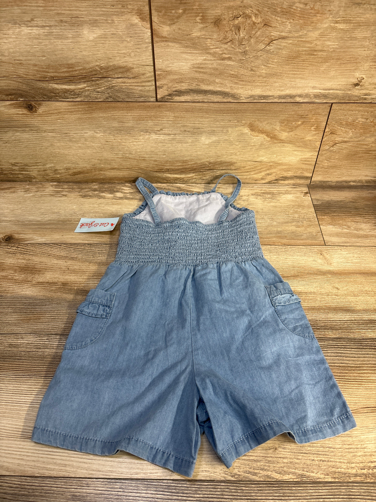 NEW Carter's Chambray Sleeveless Romper Blue sz 5T