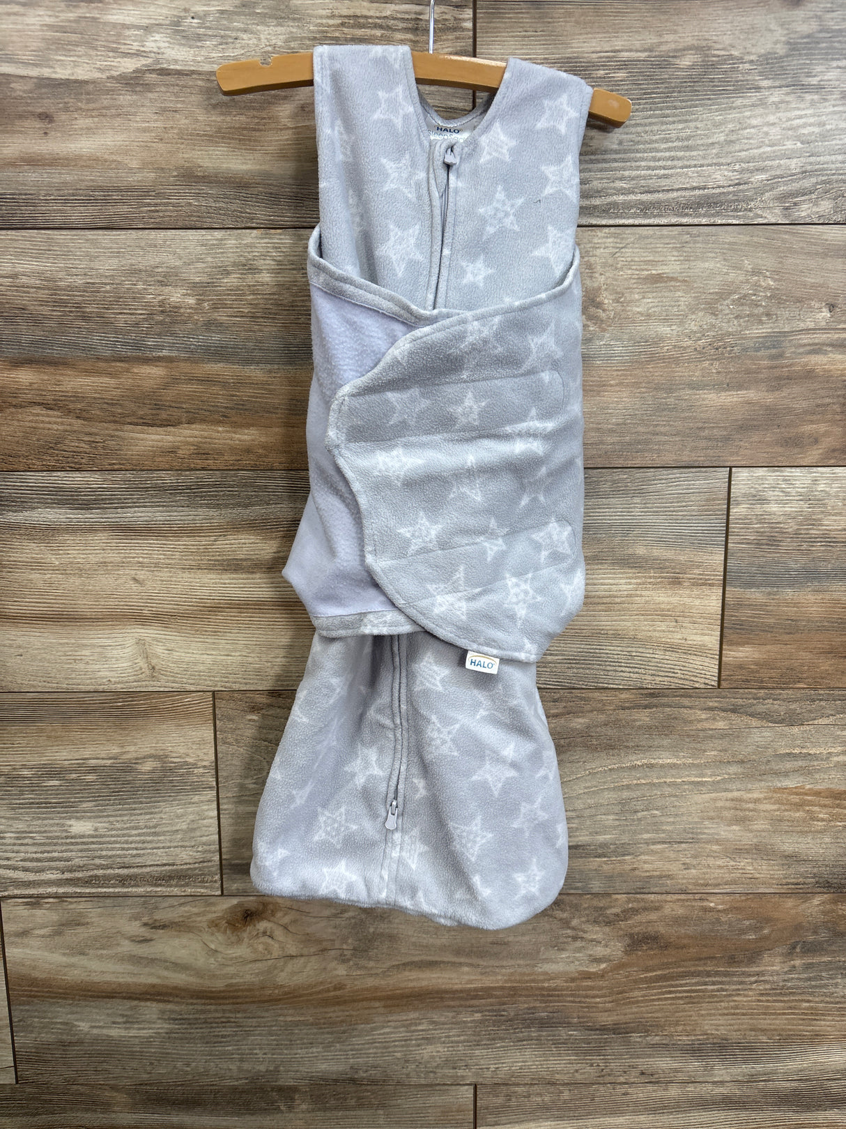 Halo Star Print SleepSack Blanket Grey sz 3-6m