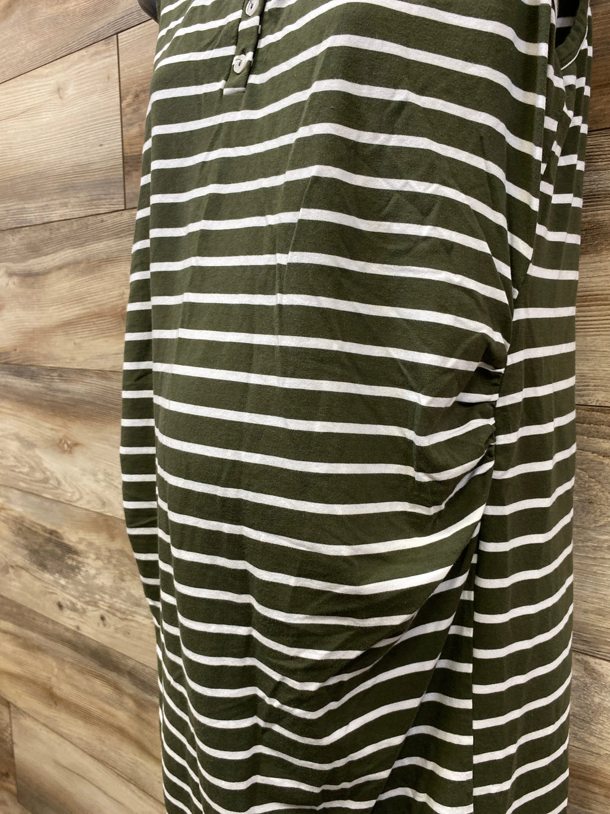 Heart & Hip Striped Bodycon Tank Dress Green sz XXL