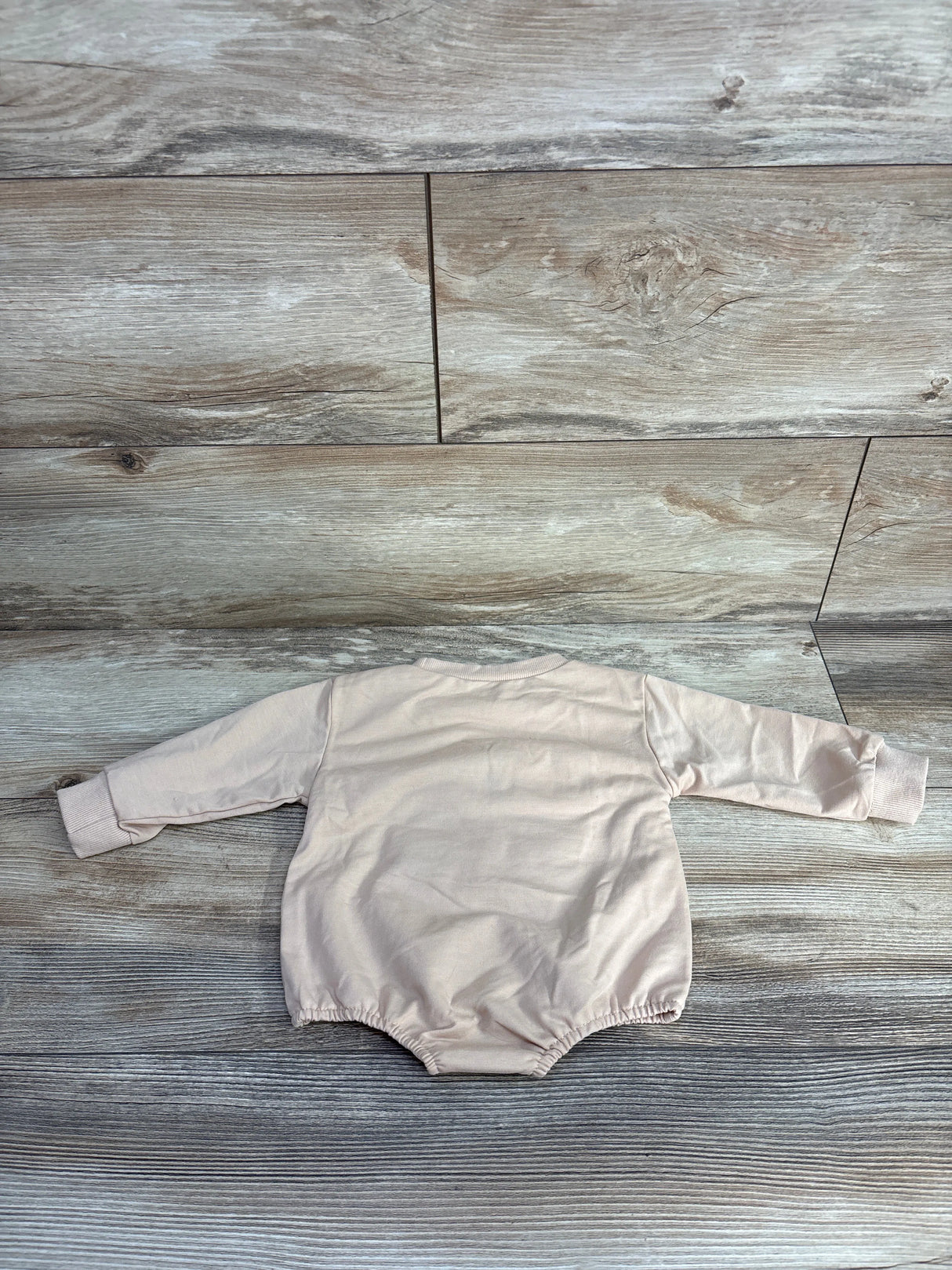 Lil Sis Bubble Romper Tan sz 9-12m