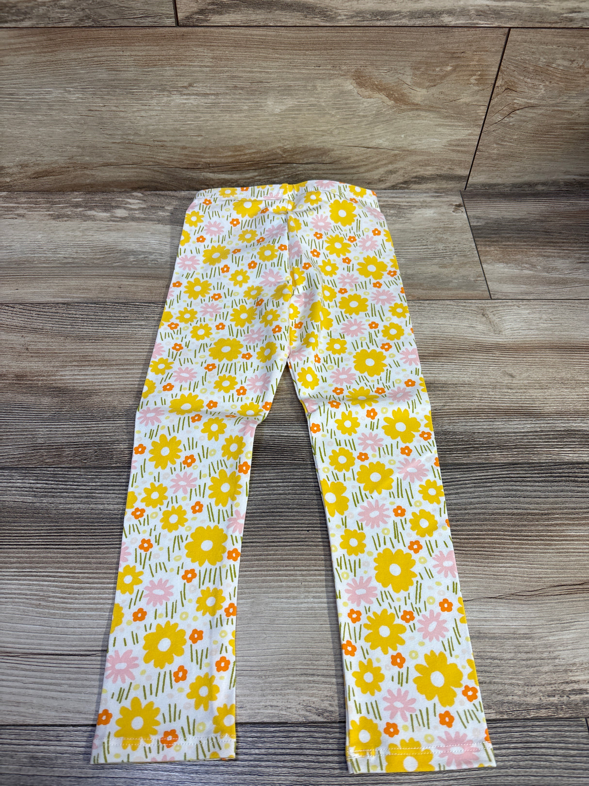 NEW Cat & Jack Floral Leggings White sz 4T