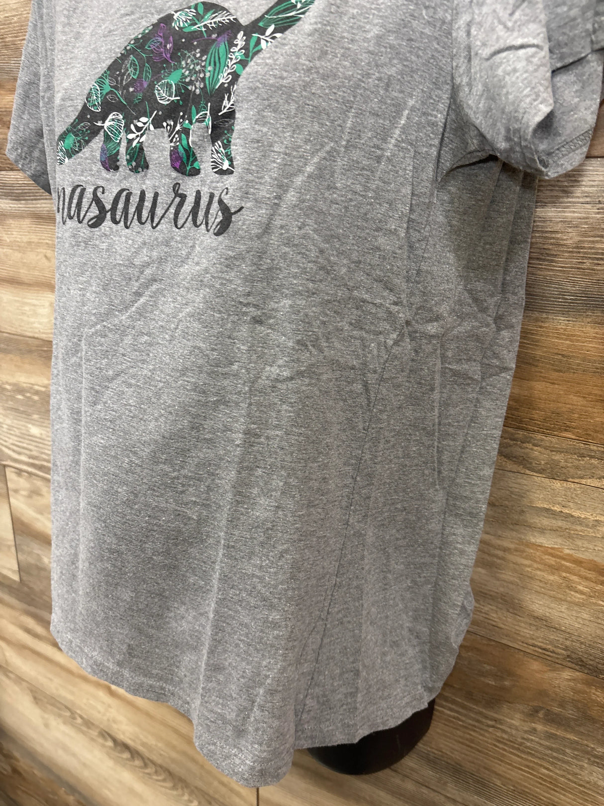 Crazy Dog 'Mamasaurus' T-Shirt Grey sz XL