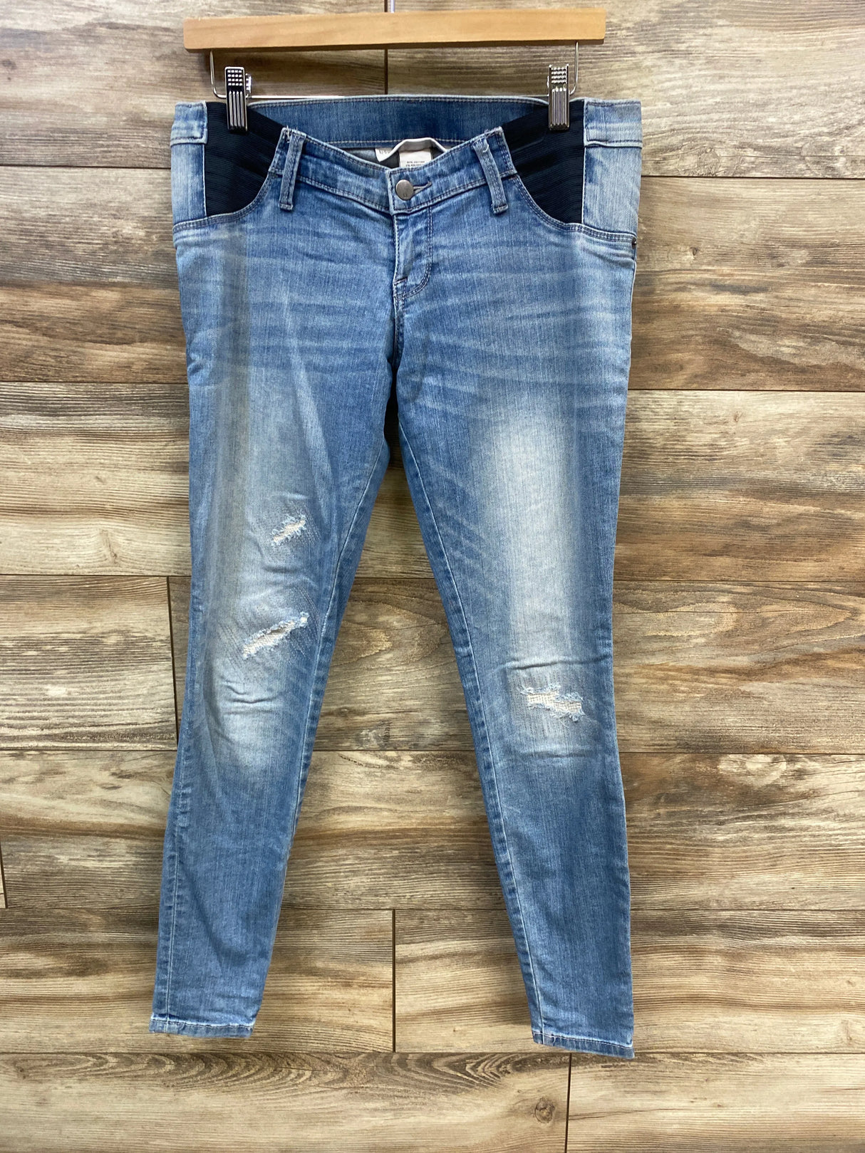 Liz Lange Maternity Side Panel Jeggings Blue sz XS - Me n Mommy To Be