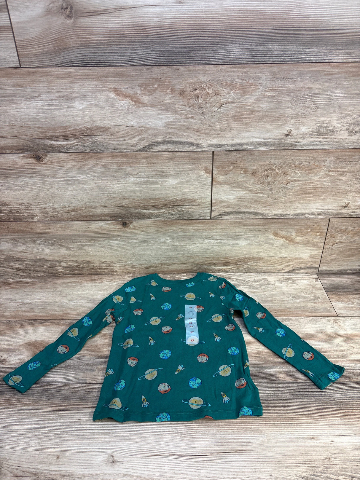 NEW Old Navy Space Shirt Green sz 5T