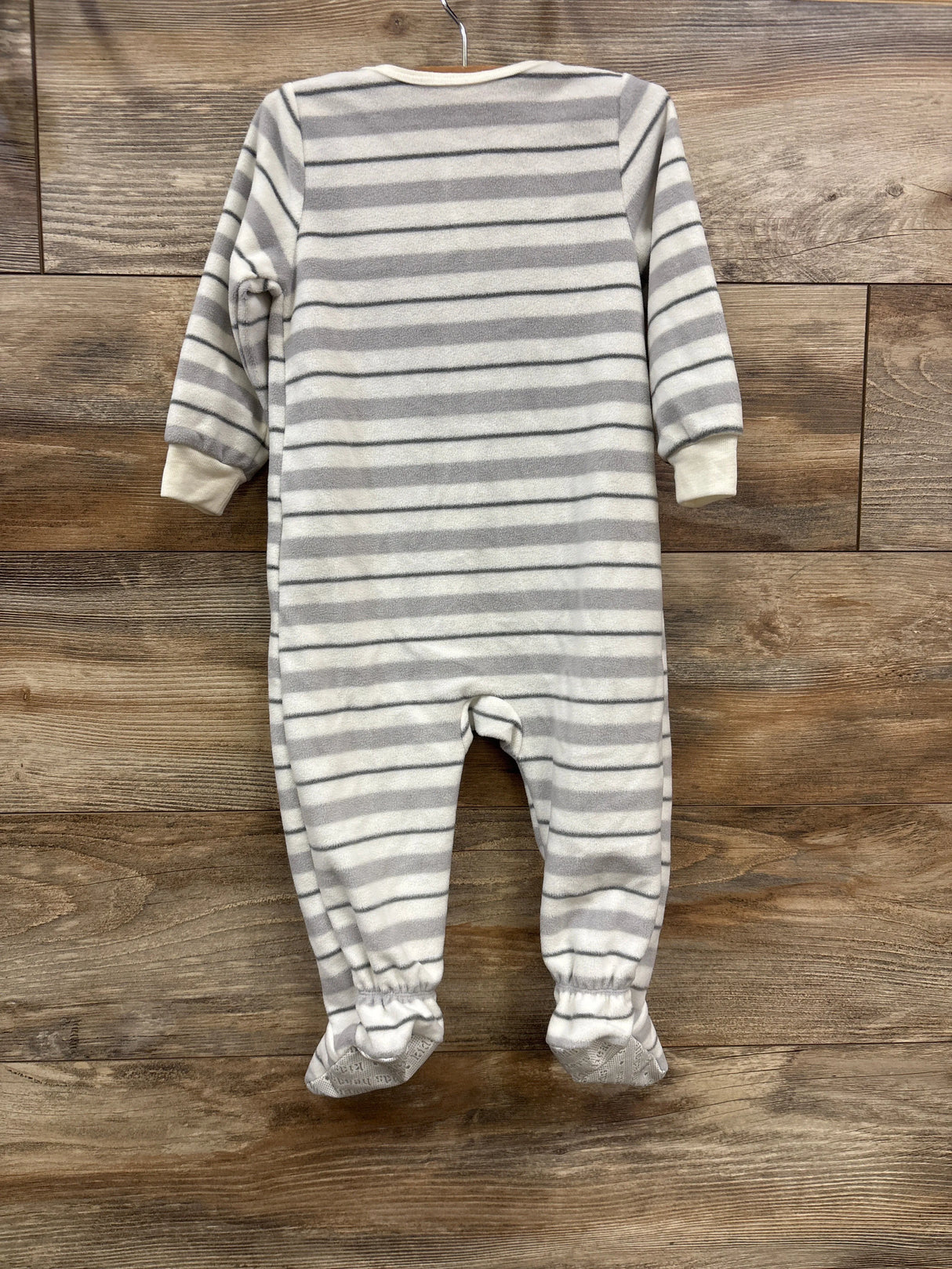 Kids Headquarters Striped Zebra Print Blanket Sleeper White sz 18m - Me n Mommy To Be