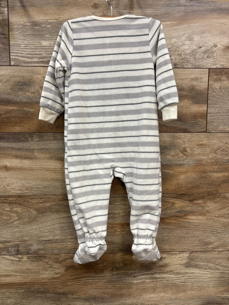 Kids Headquarters Striped Zebra Print Blanket Sleeper White sz 18m - Me n Mommy To Be