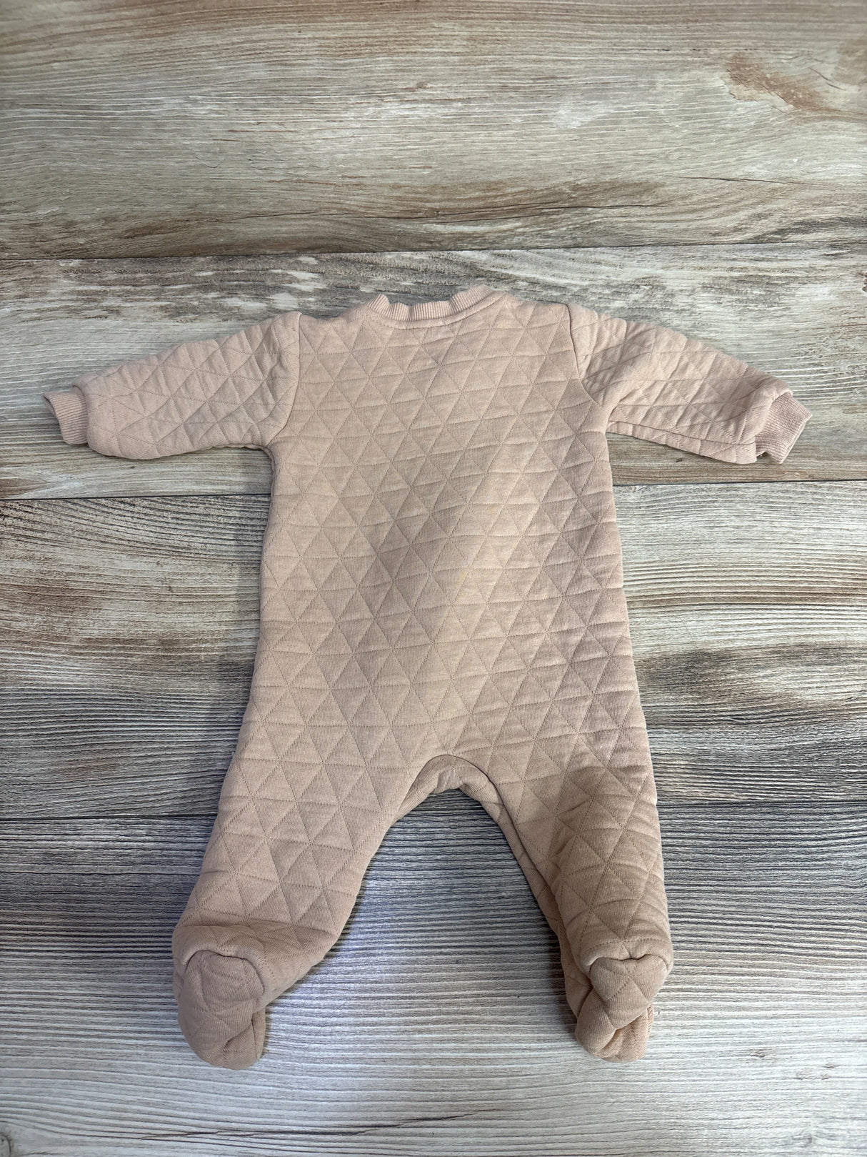 Pl Baby Textured Sleeper Tan sz Newborn