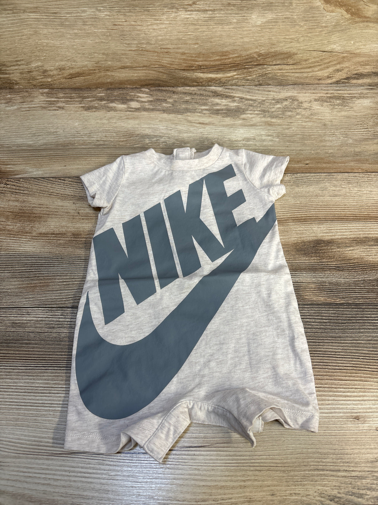 Nike Logo Shortie Romper Taupe sz 3m